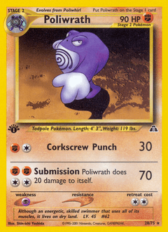 Poliwrath — Neo Discovery 28