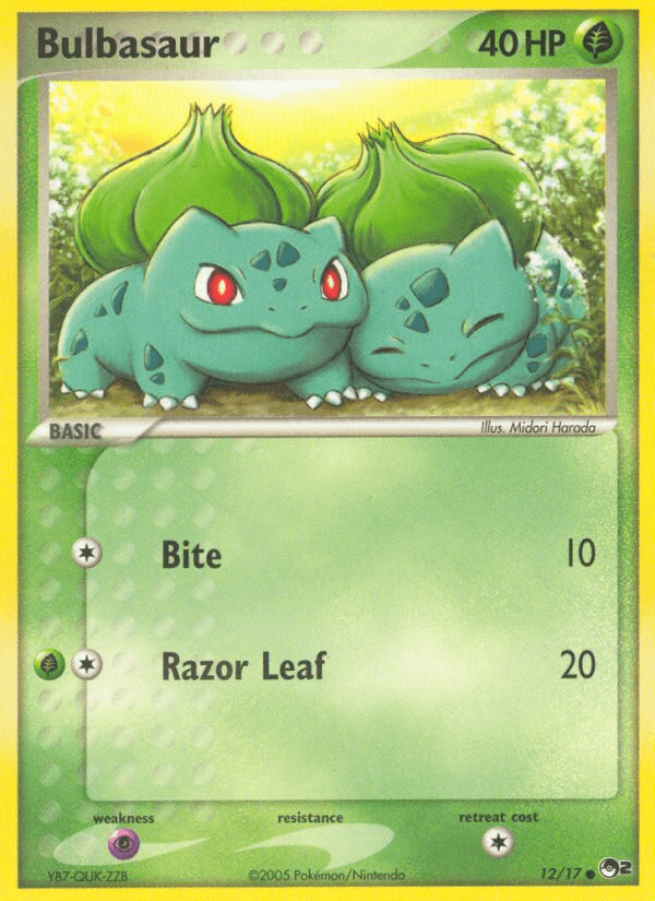 Bulbasaur — POP Series 2 12